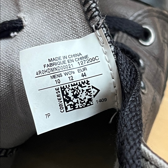 Converse Men's Dark Brown High-Top Sneakers - Picture 4 of 6